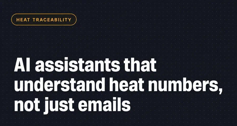 AI assistants that understand heat numbers, not just emails