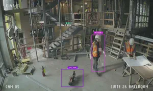 object detection in a construction site