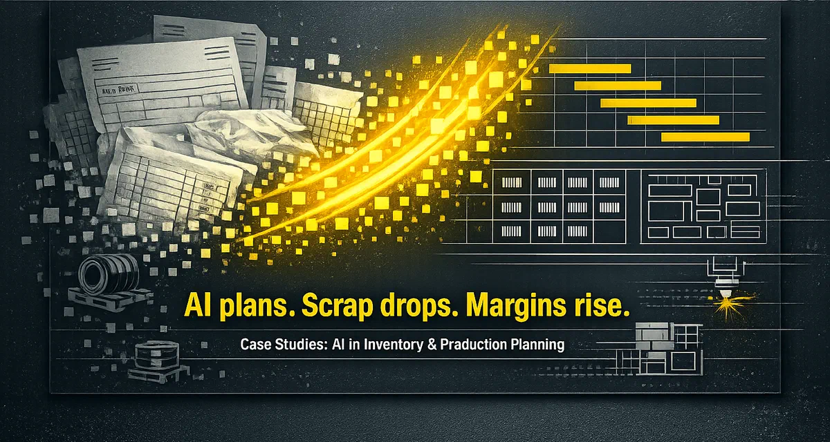 Case Studies: AI in Inventory and Production Planning