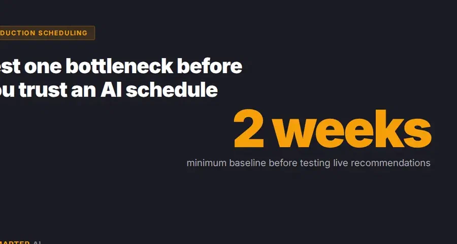 AI Production Scheduling for Metal Fabricators: Where to Start