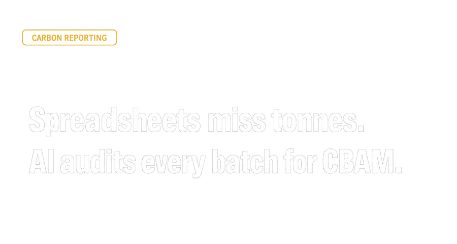 AI vs. Spreadsheets: Carbon Reporting in Metals