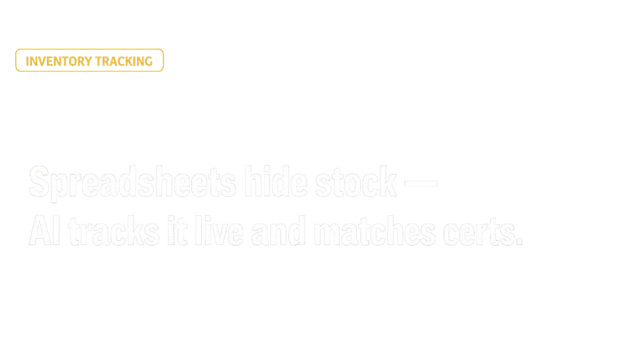AI vs. Spreadsheets: Inventory Tracking Showdown