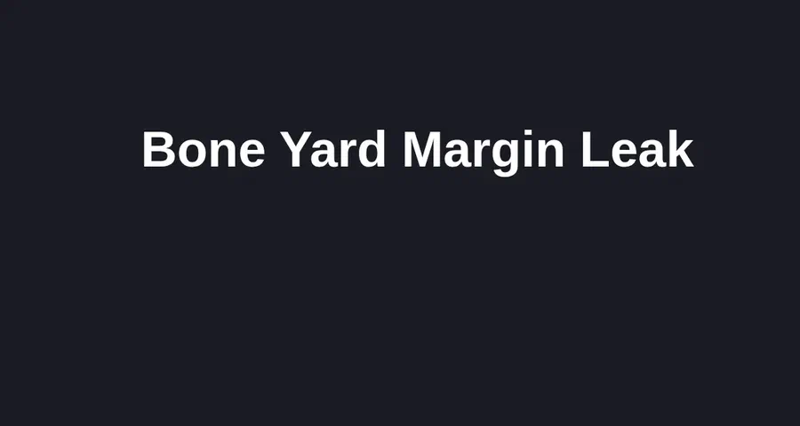 The Bone Yard Is Killing Your Margins: The Metal Waste Paradox