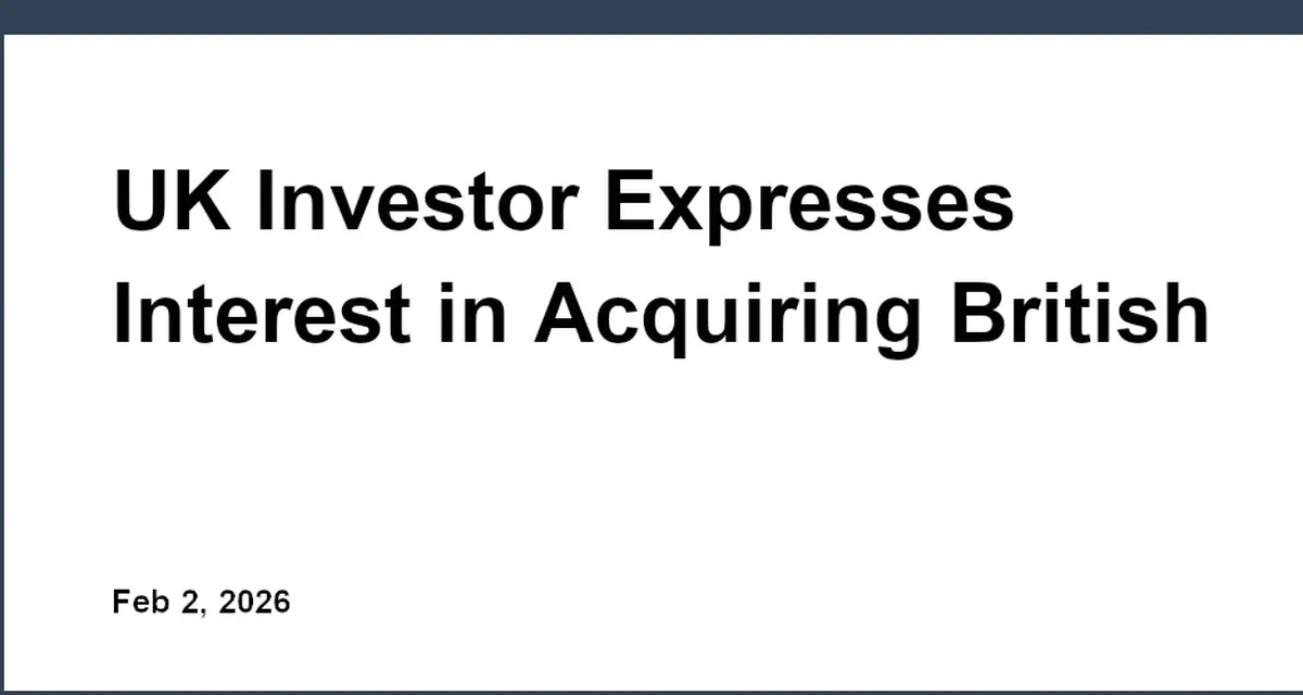 Another Suit Wants to Buy British Steel