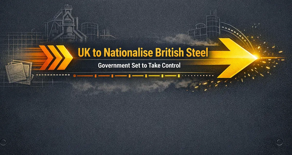 British Steel to be Nationalised: UK Government Steps in Amid Owner Transition