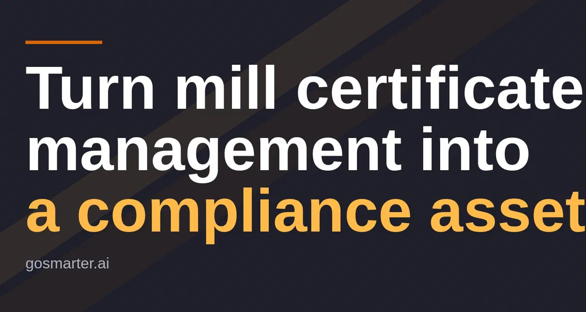 BS EN 1090 and NSSS Compliance: Stop Drowning in Structural Steel Paperwork