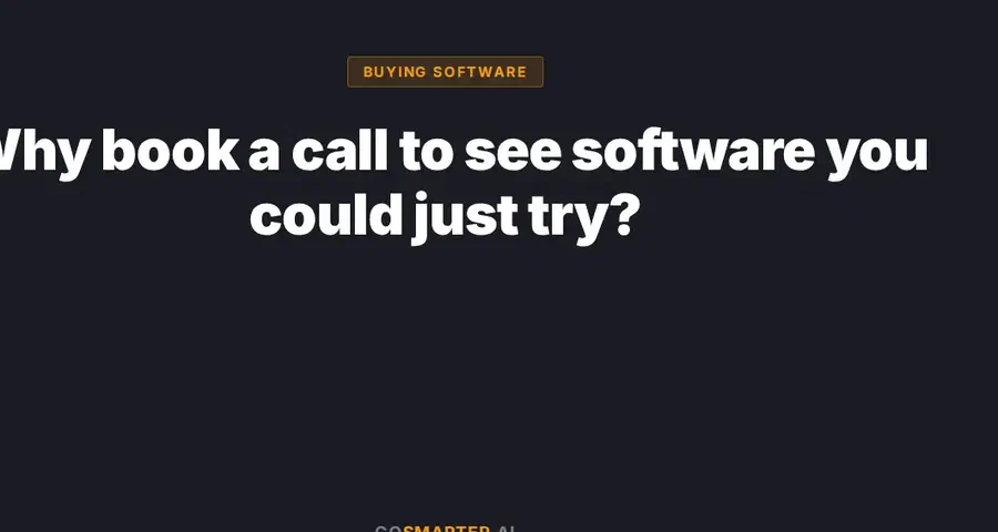 Buy Software Like a Millennial: Try It First, Talk Later