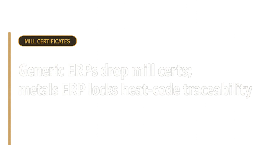 AI Augmentation for Metals: Fix What Generic ERP Can’t