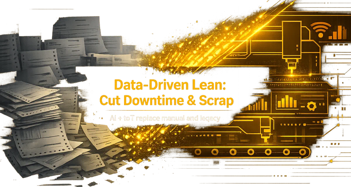 Data-Driven Lean Manufacturing: Benefits and Tools