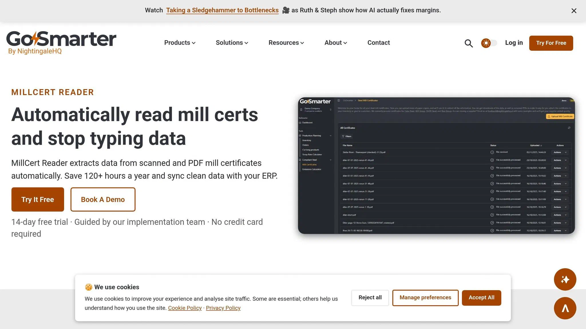 MillCert Reader