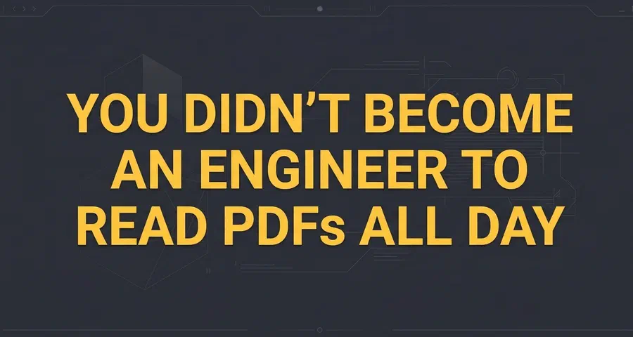 You Didn’t Become an Engineer to Read PDFs All Day