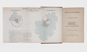 Florence Nightingale Chart in her data journal