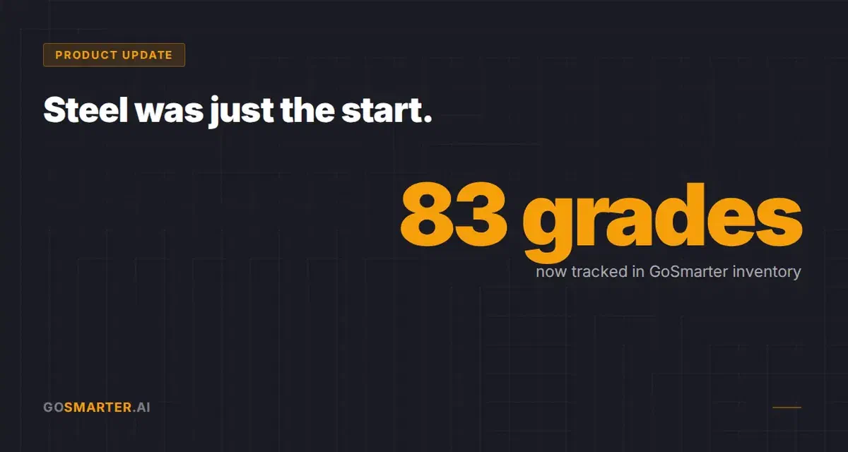 GoSmarter Now Covers Non-Ferrous Metals: Copper, Bronze, and Beyond