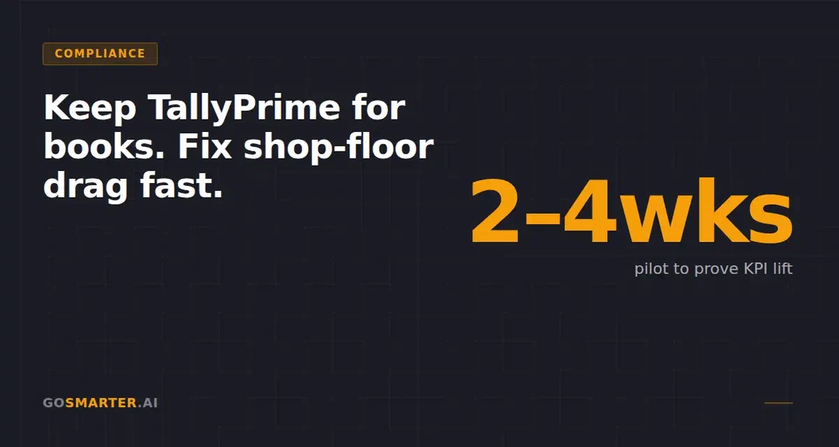 GoSmarter vs TallyPrime: Which should Indian metals small and medium businesses use first?