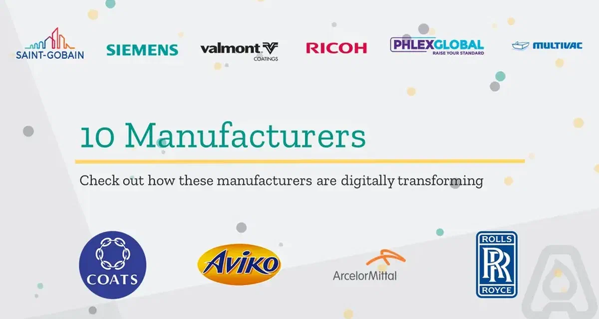 How 10 manufacturers are digitally transforming with Microsoft