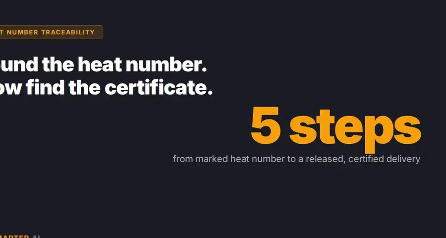 How to Trace a Heat Number Back to Its Mill Certificate