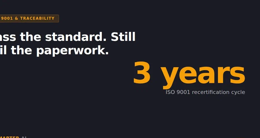 ISO 9001 and ASTM Won't Save a Lost Mill Certificate