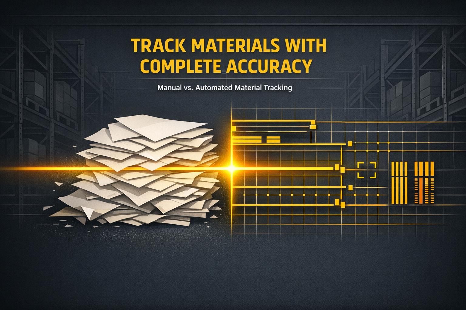 Manual vs. Automated Material Tracking (GoSmarter AI Blog)