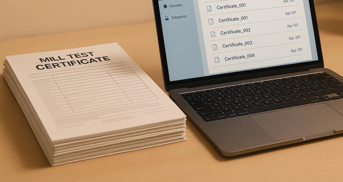 Mill Test Certificate Management: Common Questions Answered