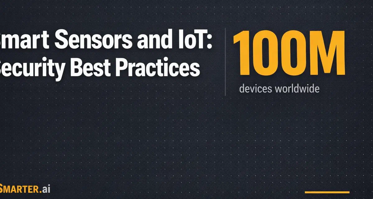 Smart Sensors and IoT: Security Best Practices