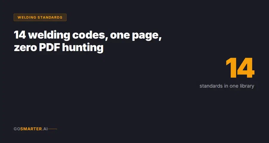 Standards Library: Every Welding Code in One Place