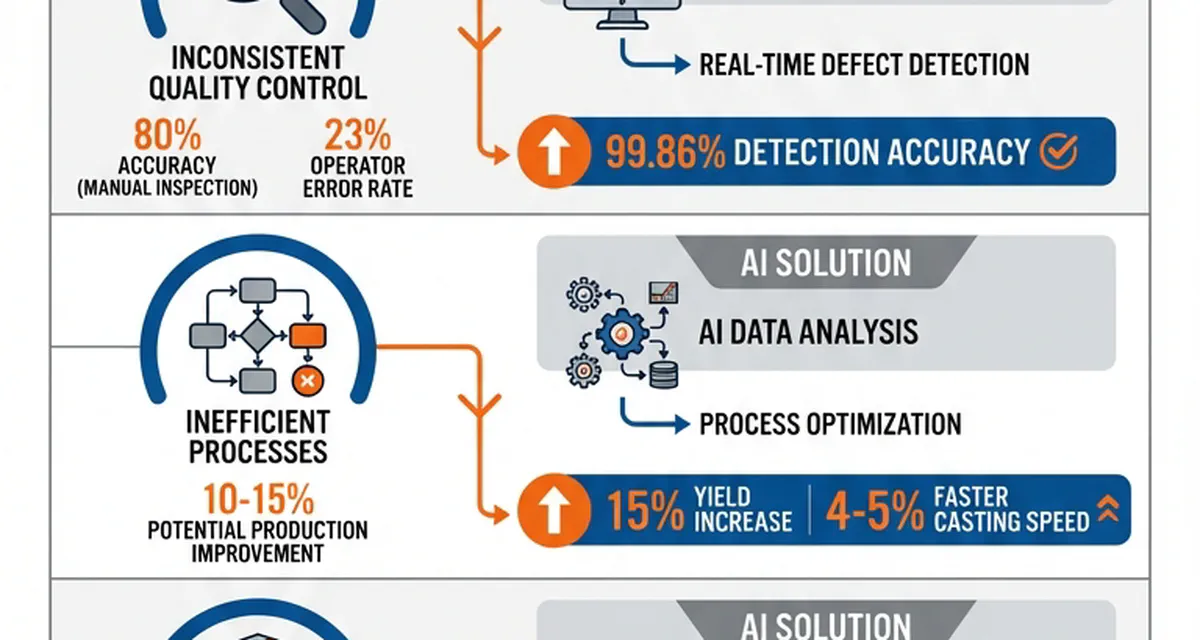 5 Workflow Problems AI Solves in Metal Production