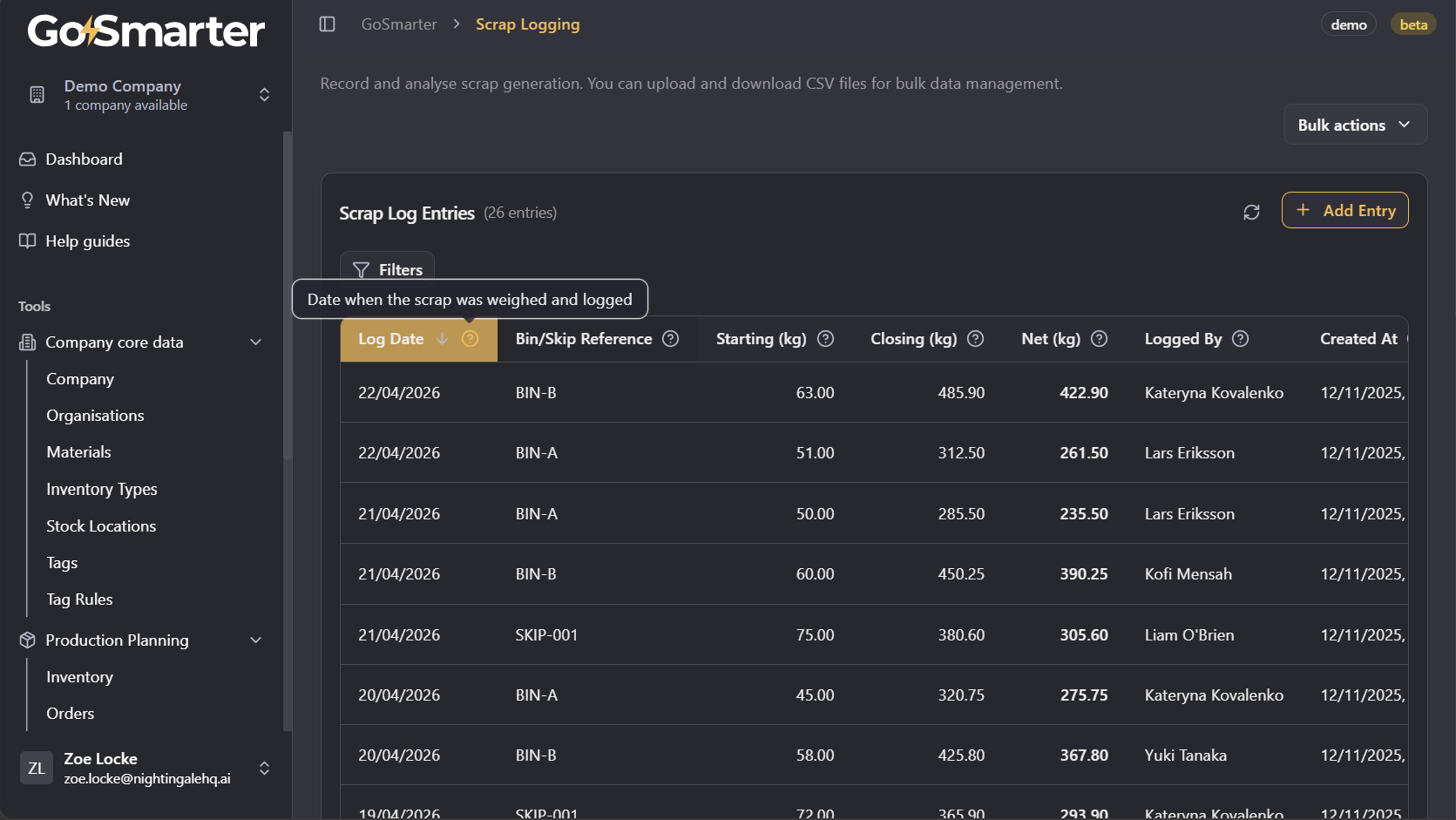 Question mark help icon with inline field guidance