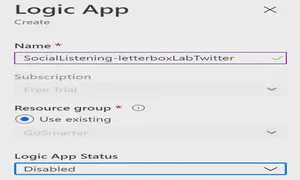 Name your logic app something memorable