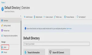 Azure Active Directory blade overview