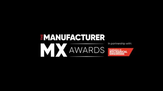 The Manufacturer MX Awards logo, in partnership with the Institution of Mechanical Engineers